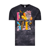 Cloud Black love easter Vintage Tee - AdoDesignShop
