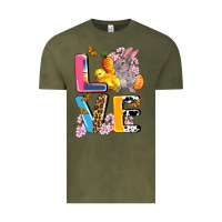Vintage Olive love easter Vintage Tee - AdoDesignShop