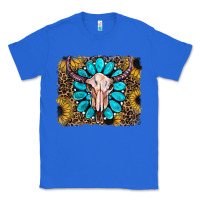 True Royal leopard sunflowers and gemstone skull Classic Tee - RanaPortraitStore