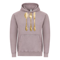 Vintage Zinc spoon fork knife fa element Vintage Hoodie - FaDigitalArtStudio