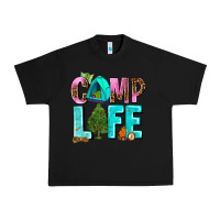 Black camp life Urban Heavy Tee - AdoDesignShop