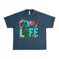 Midnight Navy camp life Urban Heavy Tee - AdoDesignShop