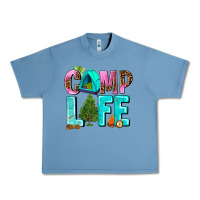 Pebble Blue camp life Urban Heavy Tee - AdoDesignShop