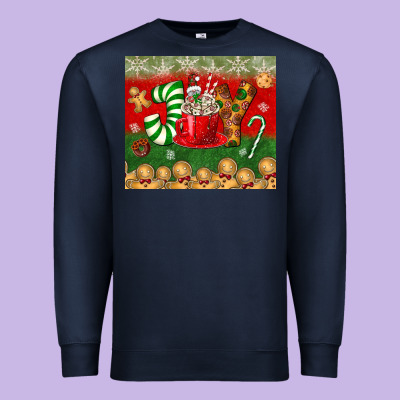 Joy Tumbler Premium Sweatshirt Designed By Bundleandbundleshop