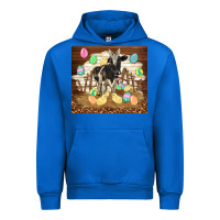 Cobalt cow and chick easter Urban Hoodie - TumblerDesignByShophia