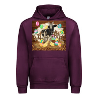 Mauve Wine cow and chick easter Urban Hoodie - TumblerDesignByShophia