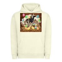Pigment Pistachio cow and chick easter Urban Hoodie - TumblerDesignByShophia