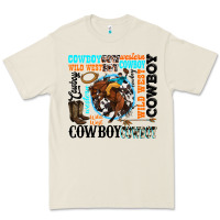 Bone western cowboy wild west Premium Tee - texasbilliewilder