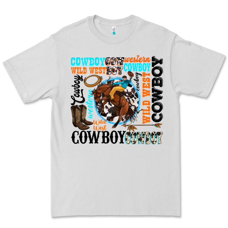Western Cowboy Wild West Premium Tee by texasbilliewilder | Teevron