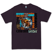 Plum western cowboy wild west Premium Tee - texasbilliewilder
