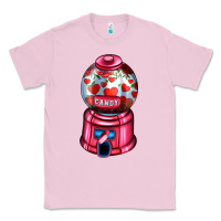 Bubblegum Pink love and candy machine Classic Tee - AdoDesignShop