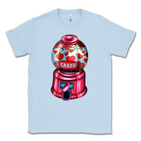 Dusty Blue love and candy machine Classic Tee - AdoDesignShop