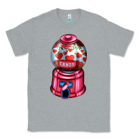 Heather Grey love and candy machine Classic Tee - AdoDesignShop