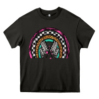 Asphalt race leopard rainbow Heavy Core Tee - Artiststas