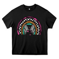Black race leopard rainbow Heavy Core Tee - Artiststas