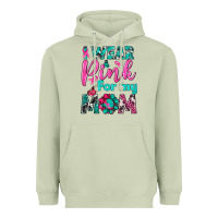 Matcha I Wear Pink For My Mom Heavyweight Hoodie - BundleAndBundleShop