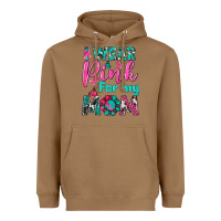 I Wear Pink For My Mom Heavyweight Hoodie | Teevron