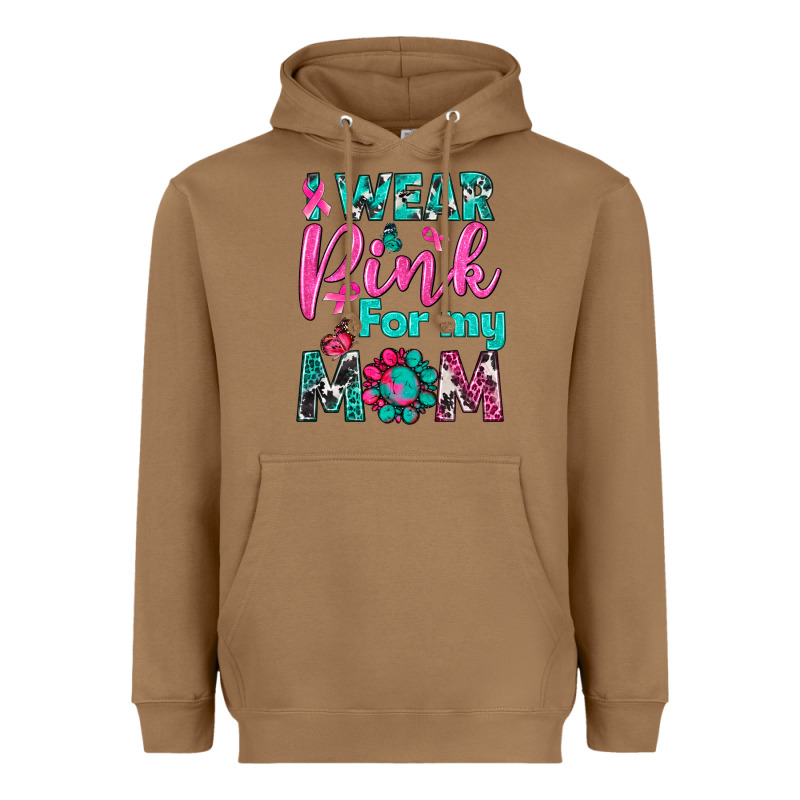 I Wear Pink For My Mom Heavyweight Hoodie by BundleAndBundleShop | Teevron