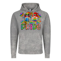 Cloud Rock pride Vintage Hoodie - CowhideDigitalArt