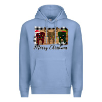 Colony Blue Merry Christmas Teeth Premium Hoodie - Bettercallsaul