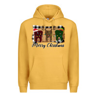 Mustard Merry Christmas Teeth Premium Hoodie - Bettercallsaul