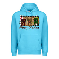 Ocean Blue Merry Christmas Teeth Premium Hoodie - Bettercallsaul