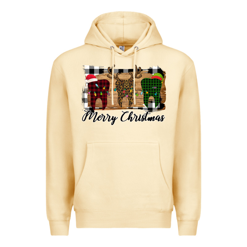 Merry Christmas Teeth Premium Hoodie by Bettercallsaul | Teevron