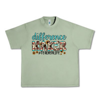 Oil Green difference maker Urban Heavy Tee - JahusDesignShop