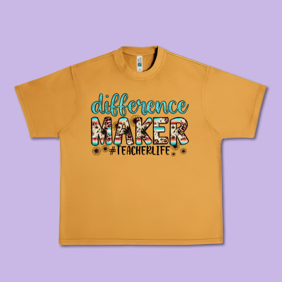 Difference Maker Urban Heavy Tee Designed By Jahusdesignshop