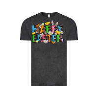Vintage Black happy easter Vintage Tee - AdoDesignShop
