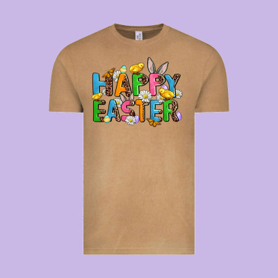 Happy Easter Vintage Tee Designed By Adodesignshop