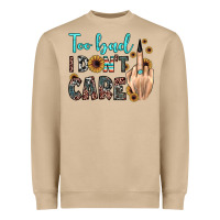 Mushroom too bad i don't care Heavyweight Sweatshirt - JahusDesignShop