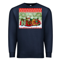 Navy noel tumbler Premium Sweatshirt - BundleAndBundleShop