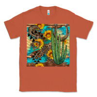 Copper horseshoe and cactus Classic Tee - BundleAndBundleShop