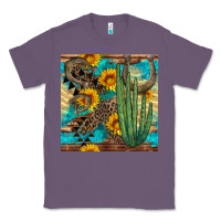 Lavender horseshoe and cactus Classic Tee - BundleAndBundleShop
