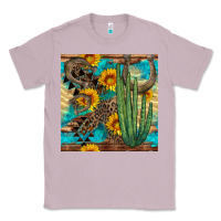 Lilac horseshoe and cactus Classic Tee - BundleAndBundleShop