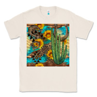 Natural horseshoe and cactus Classic Tee - BundleAndBundleShop