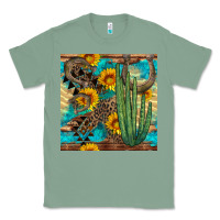 Sage horseshoe and cactus Classic Tee - BundleAndBundleShop