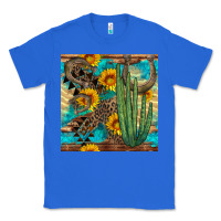 True Royal horseshoe and cactus Classic Tee - BundleAndBundleShop