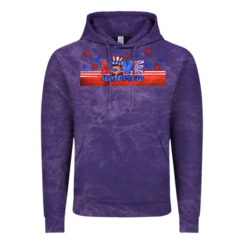 Love America Gnome Libbey Cup Vintage Hoodie by HRA Design Shop | Teevron