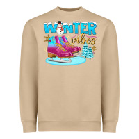 Mushroom winter vibes Heavyweight Sweatshirt - BundleAndBundleShop
