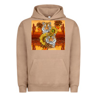 Pigment Burro tigers with scratches Urban Hoodie - TumblerDesignByShophia