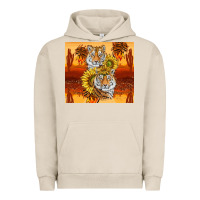 Pigment French Oak tigers with scratches Urban Hoodie - TumblerDesignByShophia