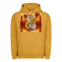 Pigment Peanut Butter tigers with scratches Urban Hoodie - TumblerDesignByShophia