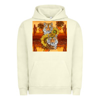 Pigment Pistachio tigers with scratches Urban Hoodie - TumblerDesignByShophia