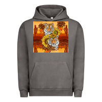 Pigment Tornado tigers with scratches Urban Hoodie - TumblerDesignByShophia