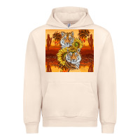 Sandshell tigers with scratches Urban Hoodie - TumblerDesignByShophia