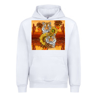 White tigers with scratches Urban Hoodie - TumblerDesignByShophia