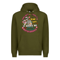 Army Green funny motherhood Premium Hoodie - JahusDesignShop