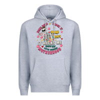 Heather Grey funny motherhood Premium Hoodie - JahusDesignShop